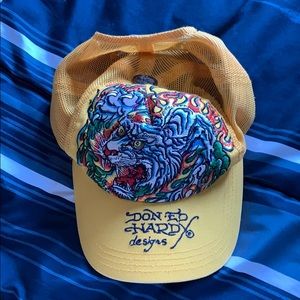 Yellow Ed Hardy cap